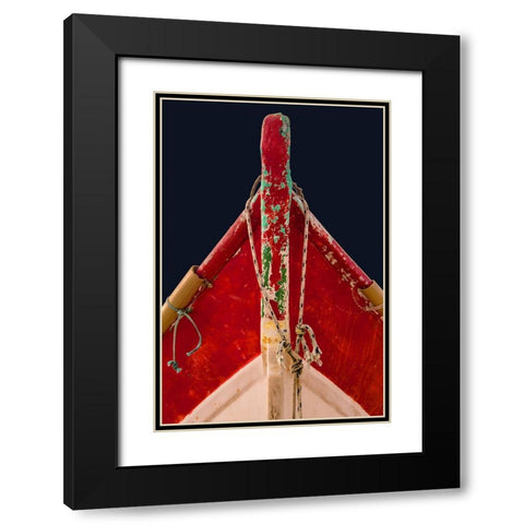 Boat - Liii Black Modern Wood Framed Art Print with Double Matting by Wood, Carlos