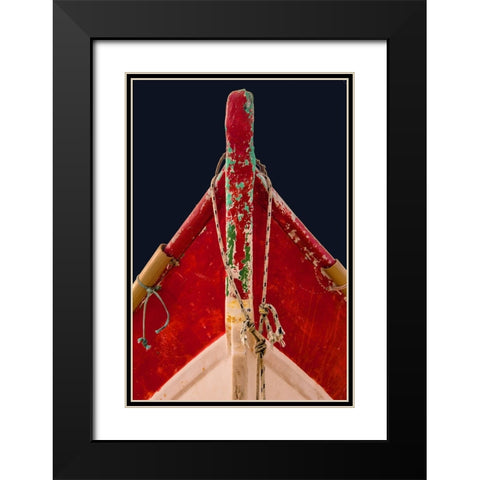 Boat - Liii Black Modern Wood Framed Art Print with Double Matting by Wood, Carlos