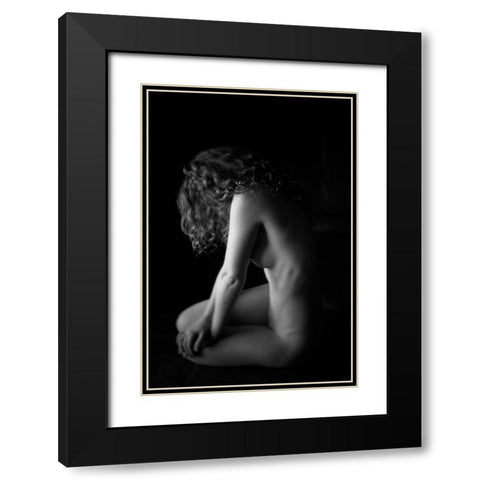 Hidden Black Modern Wood Framed Art Print with Double Matting by Brackstone, Mel