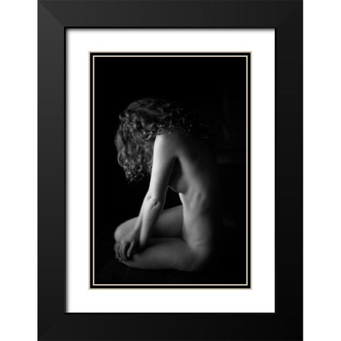 Hidden Black Modern Wood Framed Art Print with Double Matting by Brackstone, Mel