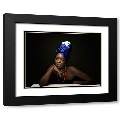 Roots. Black Modern Wood Framed Art Print with Double Matting by Bruno, Giacomo