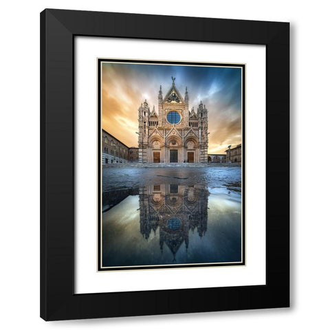 The Dome After The Rain Black Modern Wood Framed Art Print with Double Matting by Ghizzi Panizza, Alberto