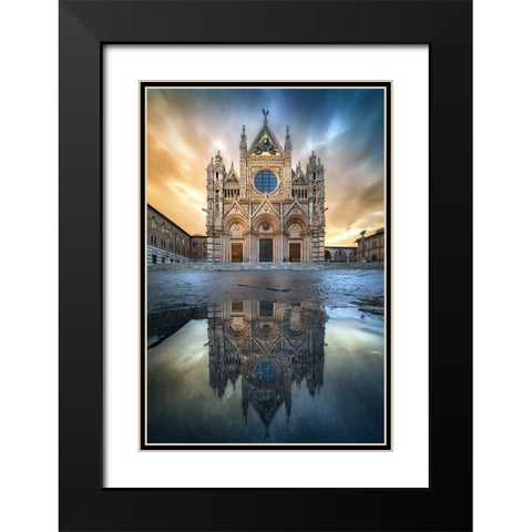 The Dome After The Rain Black Modern Wood Framed Art Print with Double Matting by Ghizzi Panizza, Alberto
