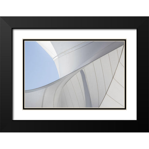 Canvas Black Modern Wood Framed Art Print with Double Matting by Claes, Gilbert