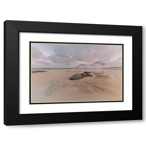 Arctic Impressions I Black Modern Wood Framed Art Print with Double Matting by Popan, Adrian