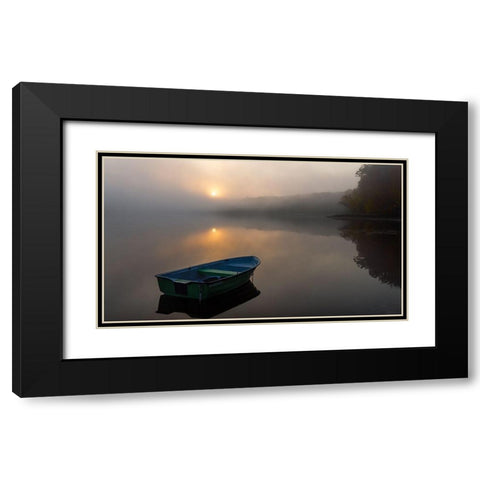The Power Of Calm. Black Modern Wood Framed Art Print with Double Matting by Kowalczyk, Slawomir