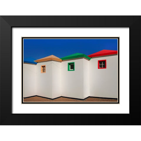 Wardrobe Black Modern Wood Framed Art Print with Double Matting by Kravanja, Jure