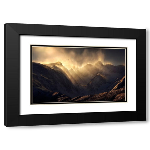 Polterzeitgeist Black Modern Wood Framed Art Print with Double Matting by Dyar, Ryan
