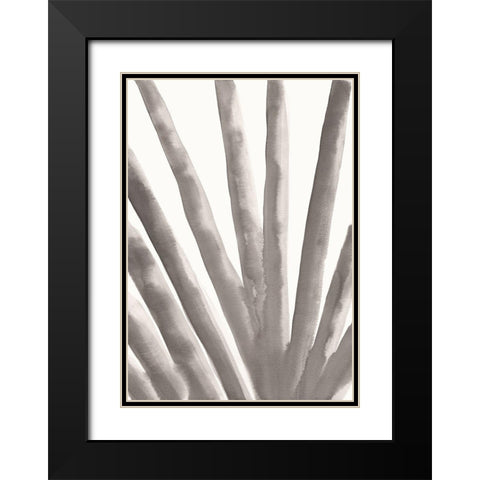 Aloe Vera Black Modern Wood Framed Art Print with Double Matting by 1x Studio
