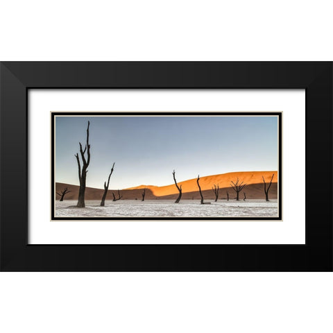 Namibian Desert Black Modern Wood Framed Art Print with Double Matting by Ruoppolo, Luigi