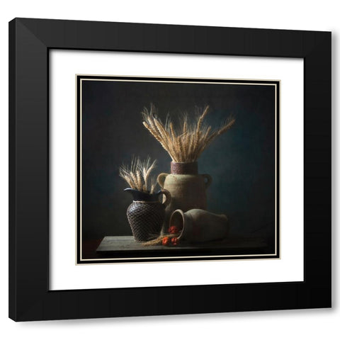 Untitled Black Modern Wood Framed Art Print with Double Matting by W., Catherine