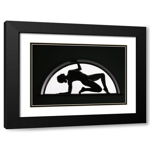 Window Black Modern Wood Framed Art Print with Double Matting by Wan, Anna