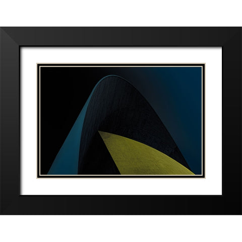 Auditorio De Tenerife Black Modern Wood Framed Art Print with Double Matting by Schuster, Inge