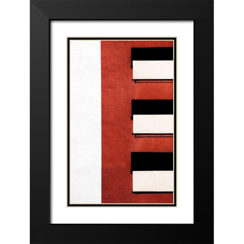 Untitled Black Modern Wood Framed Art Print with Double Matting by Niemiec, Anna