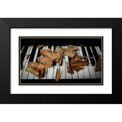 That Old Piano I Black Modern Wood Framed Art Print with Double Matting by Willems, Vincent