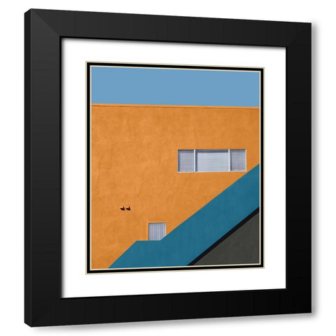 Condo Black Modern Wood Framed Art Print with Double Matting by Labagnara, Roxana