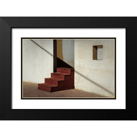 Stairs Black Modern Wood Framed Art Print with Double Matting by Greco, Luigi