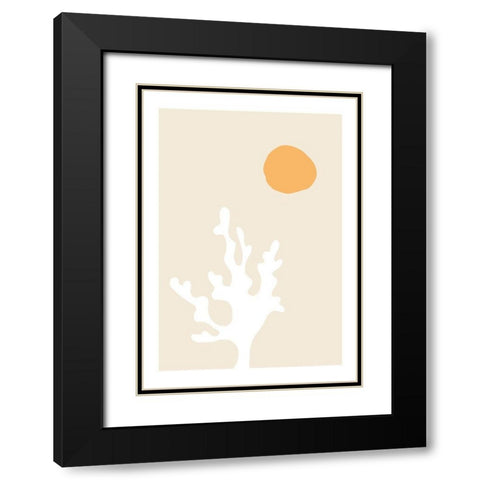 Seaweed in the Sun Black Modern Wood Framed Art Print with Double Matting by 1x Studio II