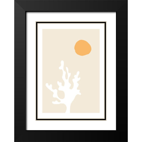 Seaweed in the Sun Black Modern Wood Framed Art Print with Double Matting by 1x Studio II