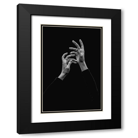 Prayer Black Modern Wood Framed Art Print with Double Matting by Yakovlev, Alexander