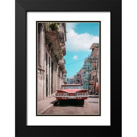 Old Havana 3 Black Modern Wood Framed Art Print with Double Matting by Yakovlev, Alexander