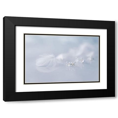 Leitmotiv Of Spring... Black Modern Wood Framed Art Print with Double Matting by Kopcev, Igor