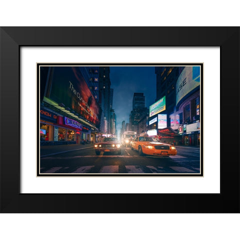 Untitled Black Modern Wood Framed Art Print with Double Matting by Martin Castan, David