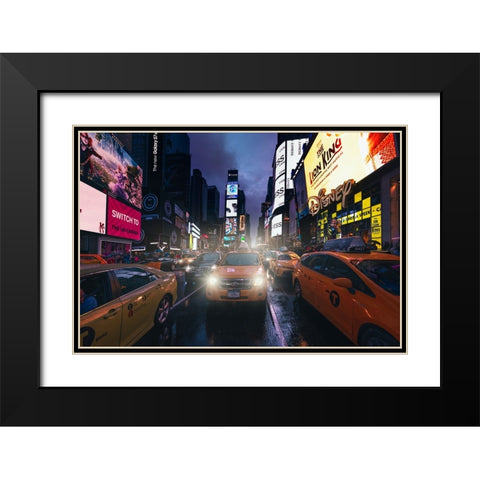 Untitled Black Modern Wood Framed Art Print with Double Matting by Martin Castan, David