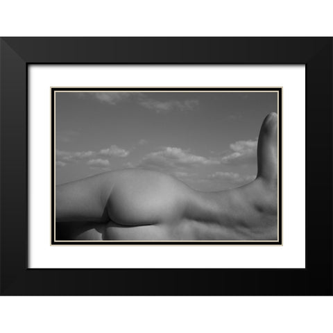 Fragments Of The Landscape 10 Black Modern Wood Framed Art Print with Double Matting by Faletkin, Mikhail