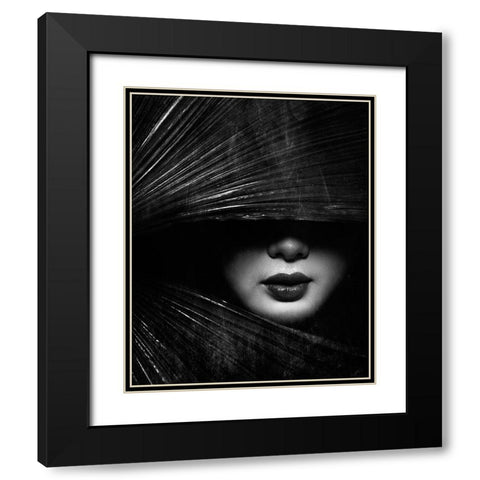 Untitled Black Modern Wood Framed Art Print with Double Matting by Skip, Anthony