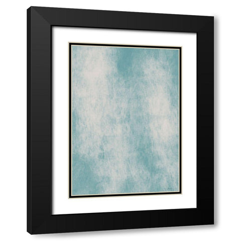 Abstract Sea Black Modern Wood Framed Art Print with Double Matting by 1x Studio II