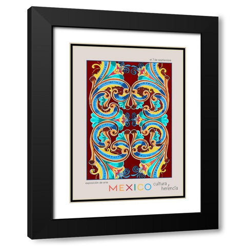 Mexico City Art Basel Black Modern Wood Framed Art Print with Double Matting by 1x Studio II