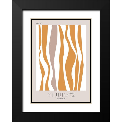 Studio 72 Black Modern Wood Framed Art Print with Double Matting by 1x Studio II