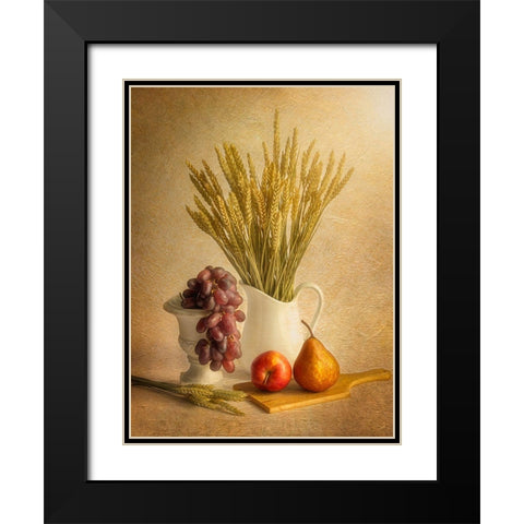 Little Light Symphony Black Modern Wood Framed Art Print with Double Matting by Giani, Cristiano