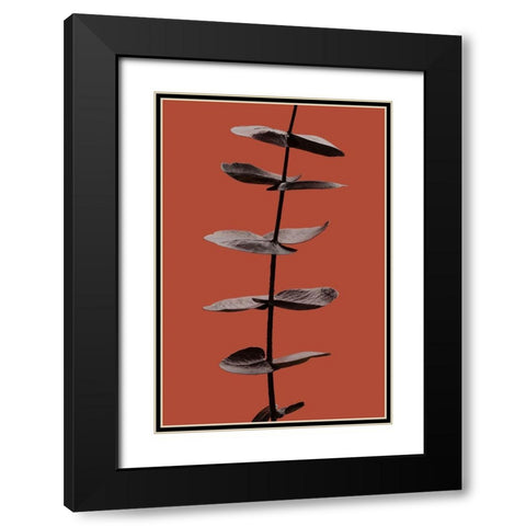 Eucalyptus Rust 03 Black Modern Wood Framed Art Print with Double Matting by 1x Studio III
