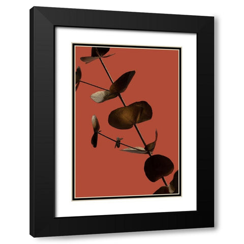 Eucalyptus Gold Rust 03 Black Modern Wood Framed Art Print with Double Matting by 1x Studio III