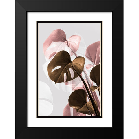 Monstera Creative 11 Black Modern Wood Framed Art Print with Double Matting by 1x Studio III