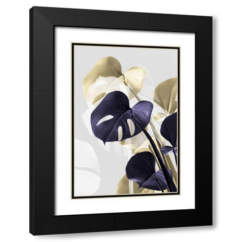Monstera Creative 14 Black Modern Wood Framed Art Print with Double Matting by 1x Studio III