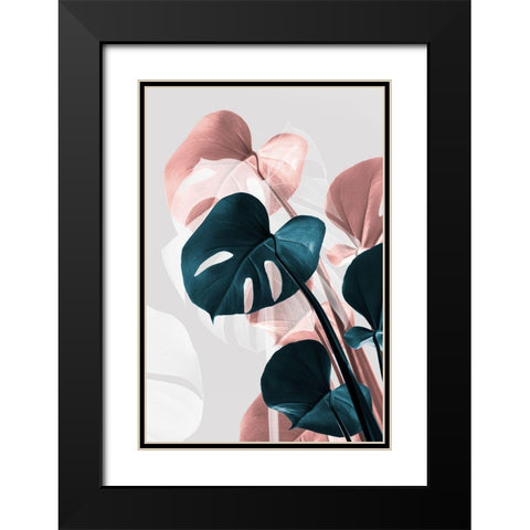 Monstera Creative 17 Black Modern Wood Framed Art Print with Double Matting by 1x Studio III