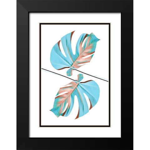 Ying Yang 05 Black Modern Wood Framed Art Print with Double Matting by 1x Studio III