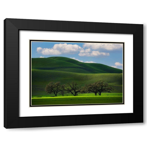 Bliss Black Modern Wood Framed Art Print with Double Matting by Sapkal, Tanmay