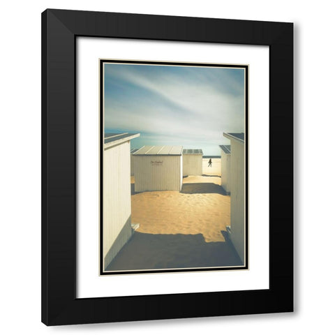 Fresh Air Black Modern Wood Framed Art Print with Double Matting by Huybrighs, Marc