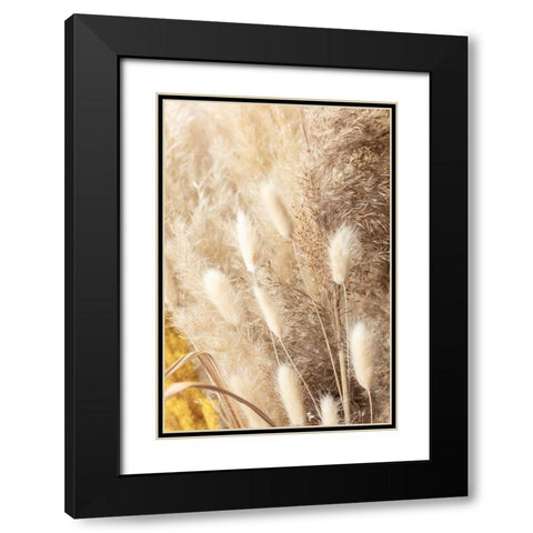 Dried Bouquet Black Modern Wood Framed Art Print with Double Matting by 1x Studio III