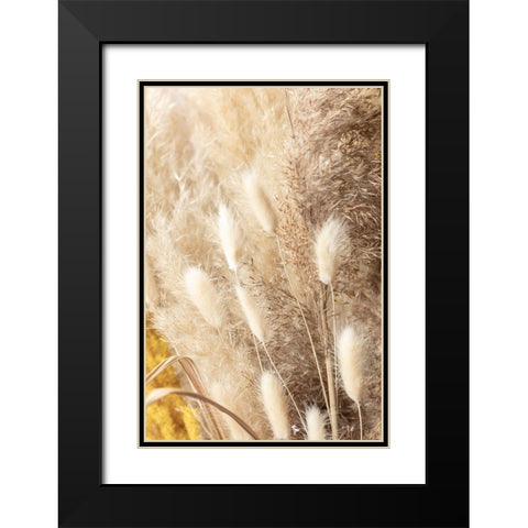 Dried Bouquet Black Modern Wood Framed Art Print with Double Matting by 1x Studio III