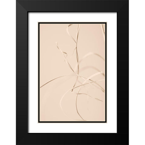 Dried Grass Beige 02 Black Modern Wood Framed Art Print with Double Matting by 1x Studio III