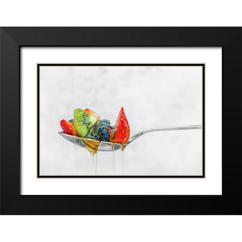 Oozing Deliciousness ... Black Modern Wood Framed Art Print with Double Matting by Matthews, Jackie