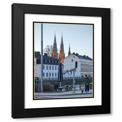 Bad Weather Black Modern Wood Framed Art Print with Double Matting by Jovelou, Jacob