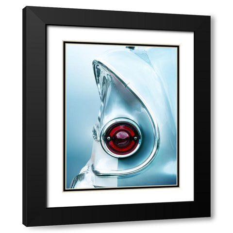 Us Classic Car 1958 Brookwood Black Modern Wood Framed Art Print with Double Matting by Gube, Beate