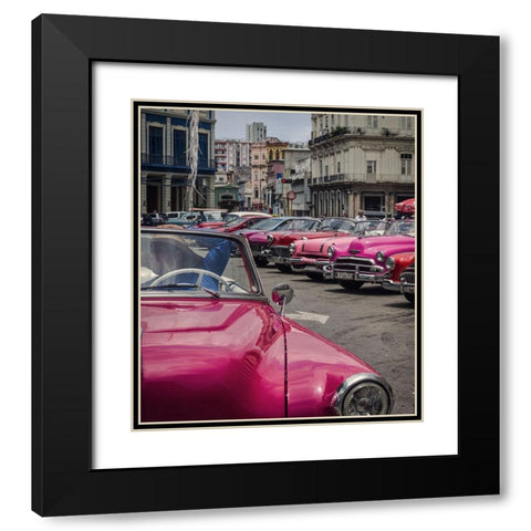 Havana Mood Black Modern Wood Framed Art Print with Double Matting by Stranak, Pavol