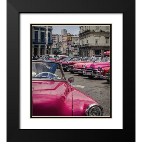 Havana Mood Black Modern Wood Framed Art Print with Double Matting by Stranak, Pavol